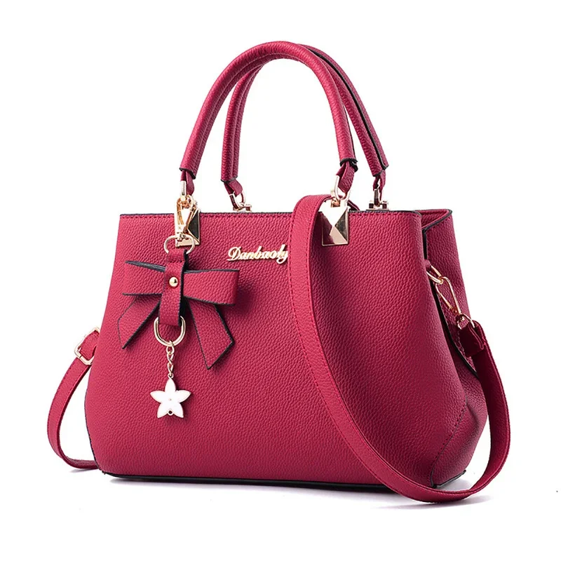 6 Colors Elegant Shoulder Bag Fashion Flowers Hand Bags for Women Luxury Designer Female Bags Plum Bowknot Sweet Crossbody Bag - Image 6